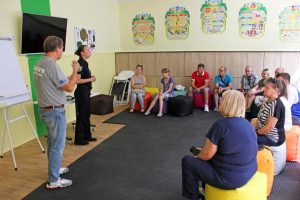 Перше заняття в Хабі громадської безпеки: Інклюзивність та освіта на дорозі