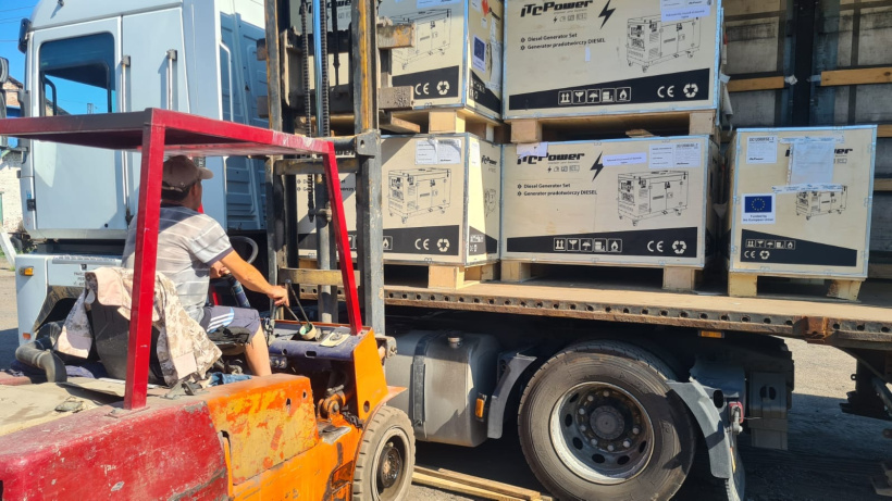 Громади Донеччини отримали генератори від Державного агентства стратегічних резервів Польщі