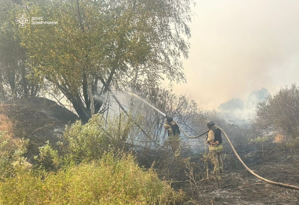 Пожежа на околиці Краматорська: тушили понад 7 годин