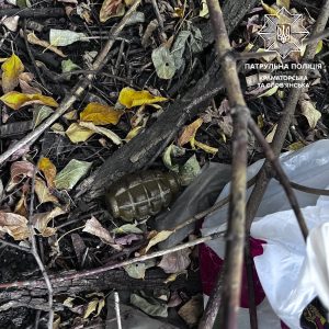 У Слов’янську патрульні знайшли небезпечні предмети