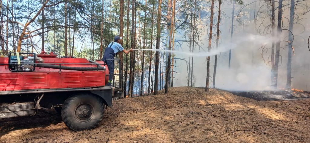Національний парк “Святі гори” отримав пожежне обладнання від благодійників
