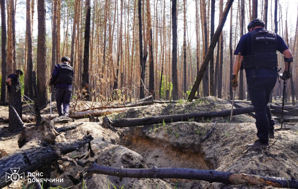 Розмінування Донеччини: за добу піротехніки ДСНС виявили 24 одиниці вибухонебезпечних предметів