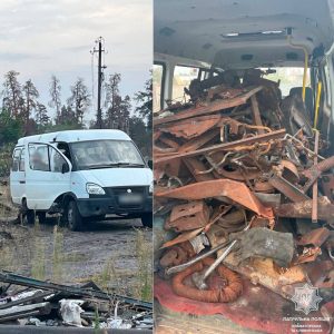 У Краматорську патрульні зупинили ймовірних крадіїв металу