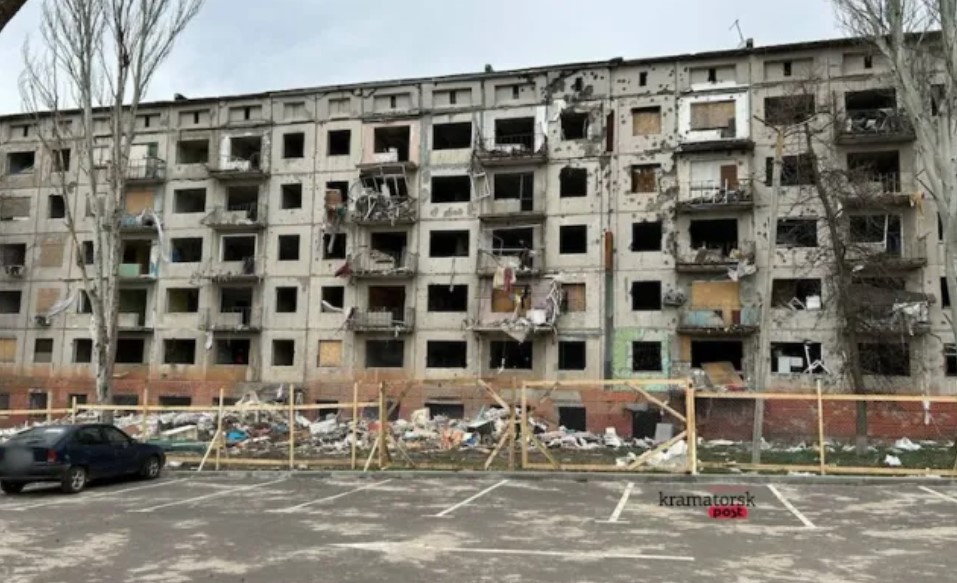 У Краматорську витратили понад 67 мільйонів гривень на ремонти пошкоджених обстрілами будинків