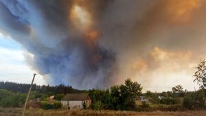 У селі Студенок маштабна пожежа, проводиться евакуація мешканців