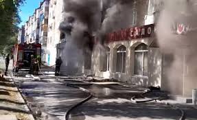 Пожежа в магазині тканин “Вікторія” у Краматорську: вогонь охопив заклад