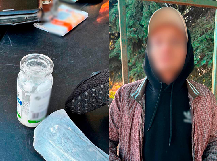 Патрульна поліція виявила громадянина з наркотичними речовинами