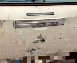 Автомобіль начальника Часовоярської МВА потрапив під обстріл