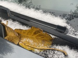 Перший сніг у Слов’янську: містяни діляться фото