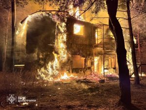 В Лимані згорів будинок