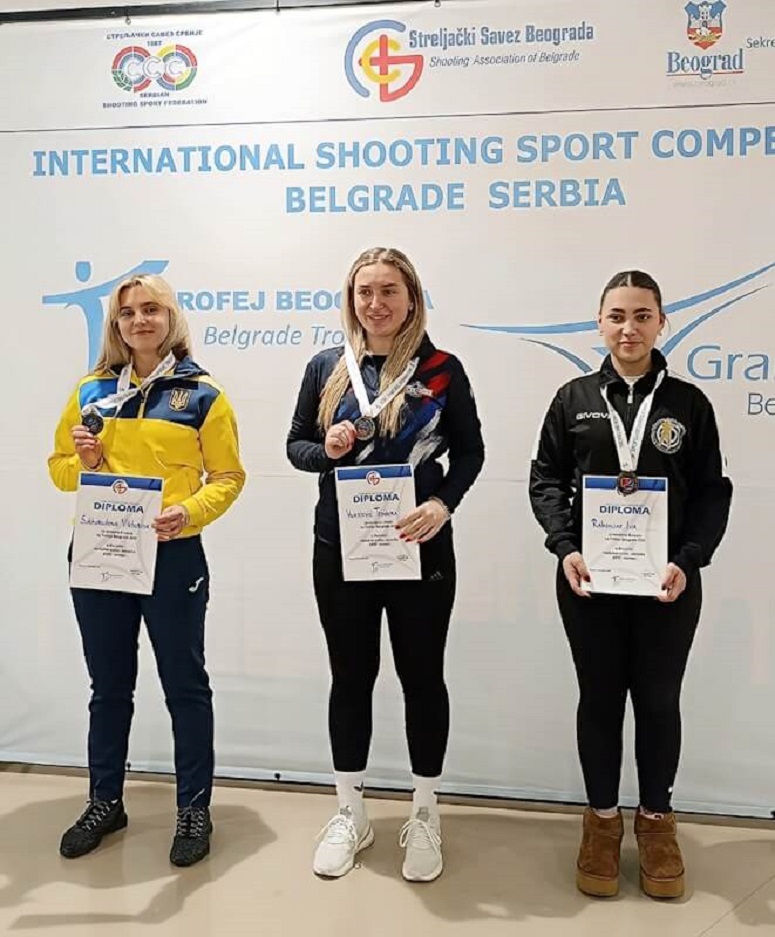 Донеччанка Вікторія Сухорукова здобула срібло на змаганнях з кульової стрільби