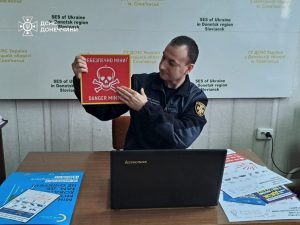 Дітей Слов’янського закладу загальної середньої освіти № 15 навчають правил мінної безпеки