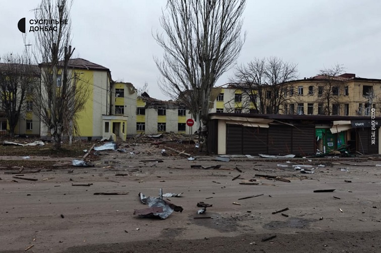 У Мирнограді росіяни поцілили у будівлю лікарні