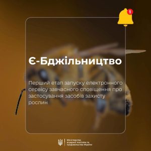Мінагрополітики запускає перший етап системи «Є-Бджільництво»