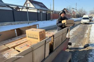 500 кілограмів гуманітарної допомоги доставили для населення Миколаївки