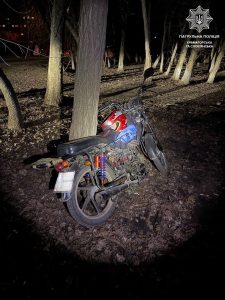 У Слов’янську патрульні зупинили нетверезого водія мопеда