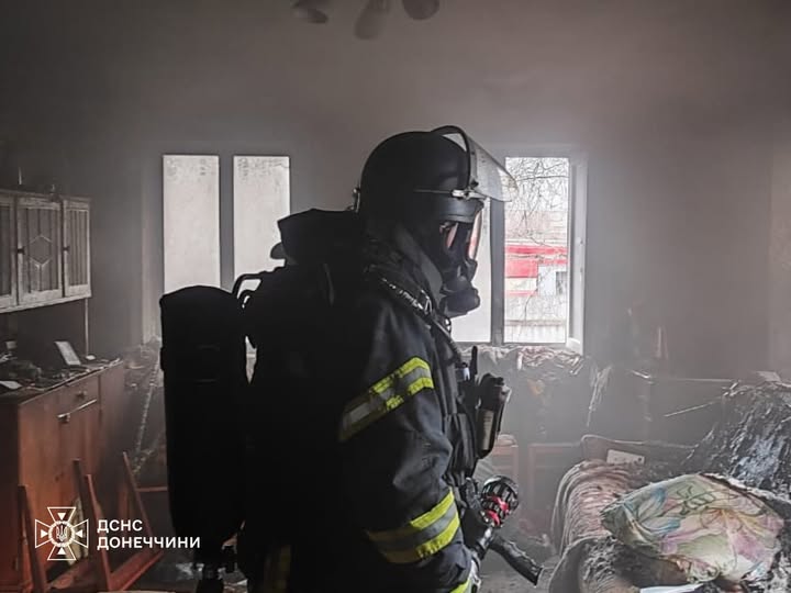 У Краматорському районі під час ліквідації пожежі виявили тіло загиблого чоловіка