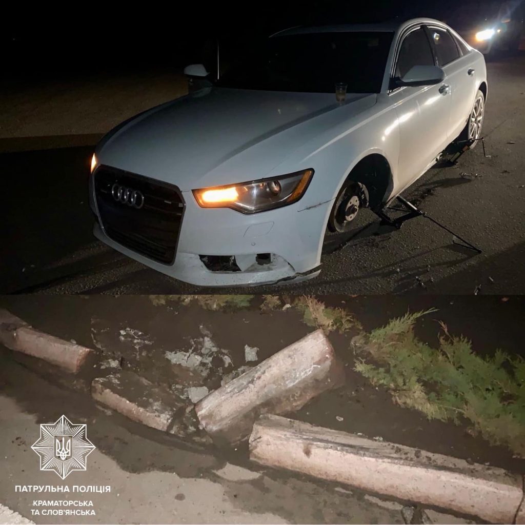 У Краматорську п’яний водій спричинив ДТП