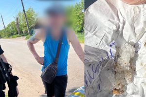 У Слов’янську патрульні виявили у чоловіка ймовірно наркотичні речовини
