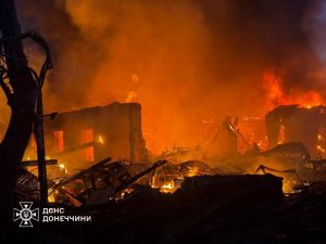 Пожежі на Донеччині не вщухають