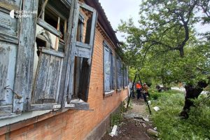 У Слов’янську ліквідовують наслідки дронової атаки. Фото.