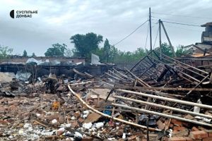 Наслідки обстрілу Слов’янська. Фото.