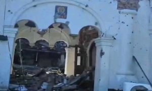 Росіяни зруйнували Покрово-Микільський храм у Покровську. Фото.
