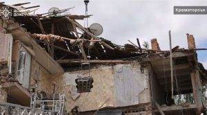 Аварійно-рятувальна операція у Краматорську. Відео