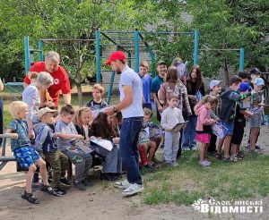 Червоний Хрест провів життєво важливі заняття для дітей у Слов’янську