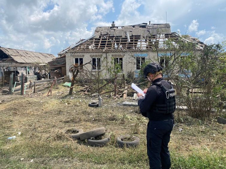 Нічний удар по околицях Краматорська: ворог використав авіабомбу ФАБ-250,пошкоджено 7 будинків