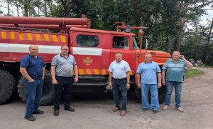 Національний природний парк «Святі Гори» отримав пожежний автомобіль