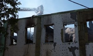 Наслідки обстрілу Слов’янська. Фото.