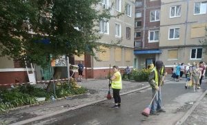 У Краматорську ліквідовують наслідки ранкового обстрілу