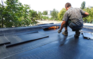 Как положить рубероид без горелки?