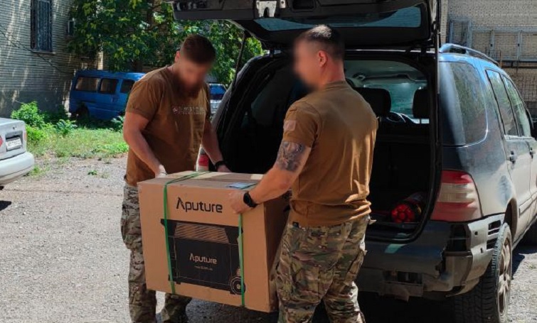 Батальйон безпілотних систем 18 Слов’янської бригади отримав супутникові модеми Starlink та зарядні станції