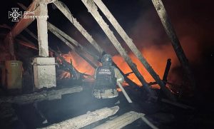 П’ять пожеж за добу: наслідки ворожих ударів по Краматорському району