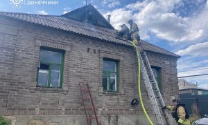 У Краматорську на пожежі постраждав власник будинку