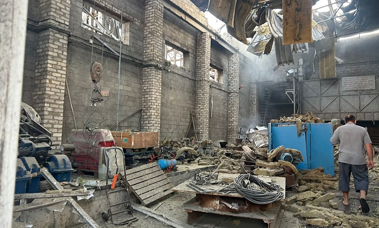 Нічна атака дронами по Слов’янську: пошкоджене підприємство