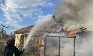 На Лиманщині горіли житлові будинки