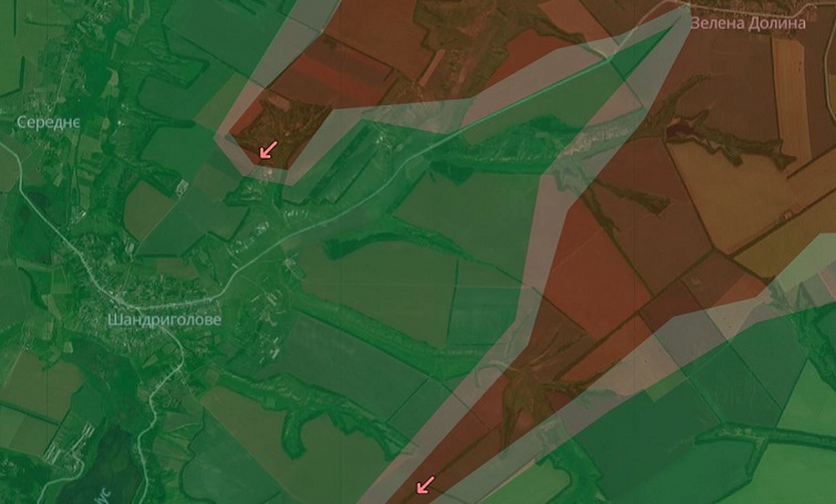 Росіяни просуваються до Шандриголового