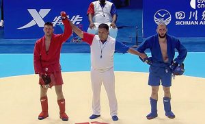 Донеччанин Владислав Руднєв взяв “золото”, поклавши самбістів з  Колумбії, Узбекистану та росії