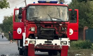 У Краматорську дроном атакували рятувальників під час гасіння пожежі в будинку