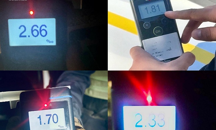 32 випадки керування водіями в нетверезому стані за дві доби виявили патрульні