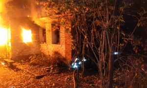 У приватному секторі Слов’янська горів житловий будинок