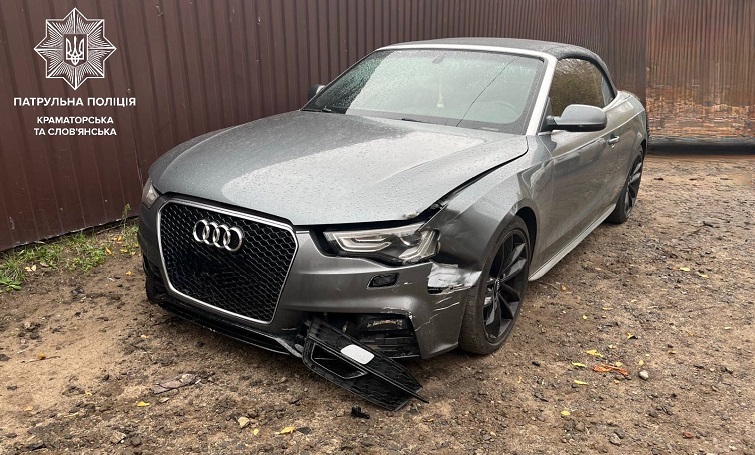 У Краматорську водій автомобіля Ford скоїв зіткнення з Audi A5