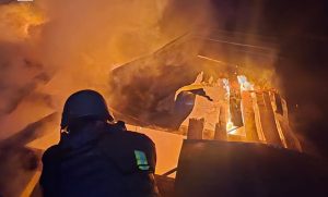 У Слов’янську виникла пожежа у квартирі дев’ятиповерхового будинку