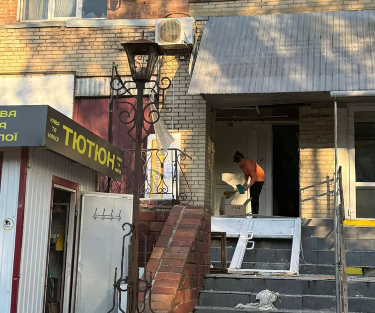 «Молнія» влучила у центральну частину Слов’янська