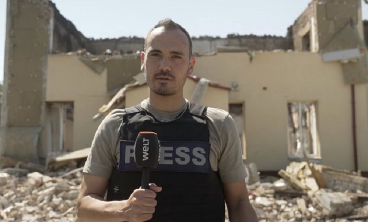 Під час атаки російського дрона на Донеччині поранено німецького репортера