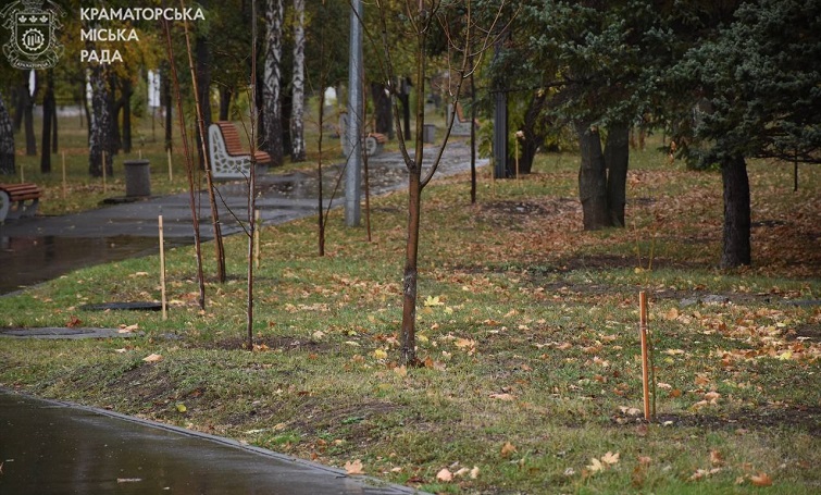Краматорську подарували понад тисячу молодих саджанців дерев (Фото)