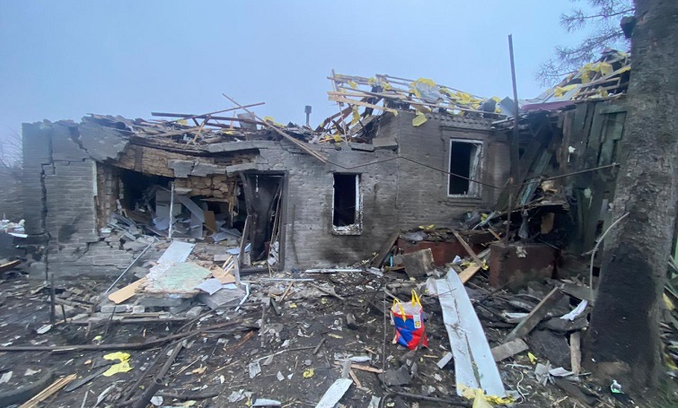 Після нічної атаки дронів у Краматорську зруйновано близько 30 будинків